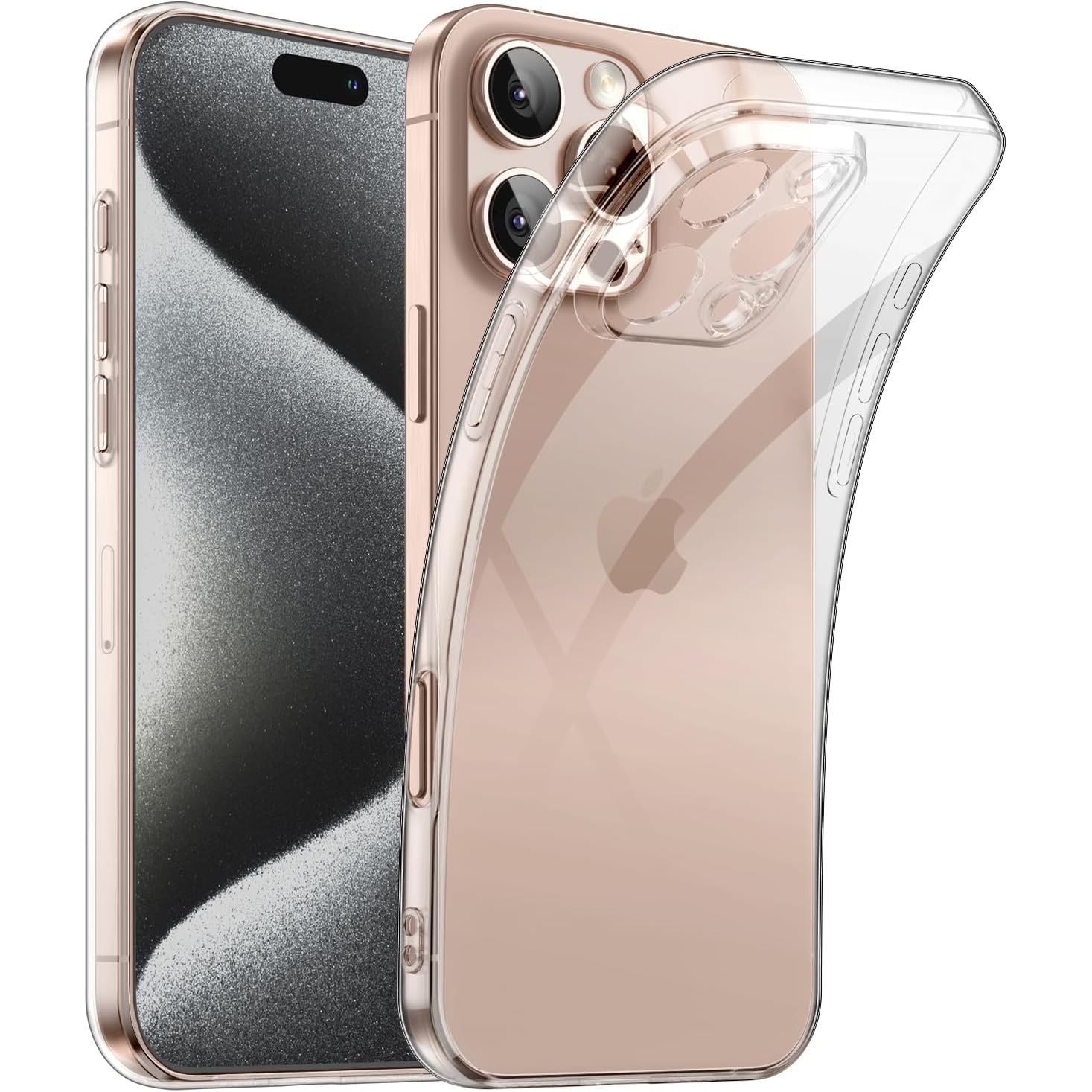Husa de Protectie, Flippy, pentru Apple iPhone 16 Pro Max, TPU, Antisoc, Rezistenta la Impact, Protectie Camera, Transparenta