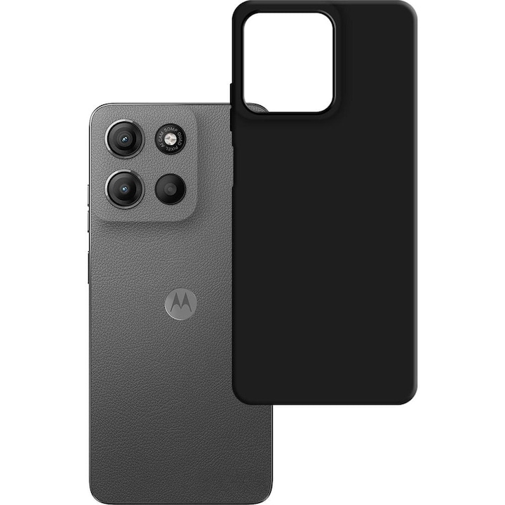 Tok, 3mk Matt Case kompatibilis Motorola Moto G15 / G15 Power, Fekete