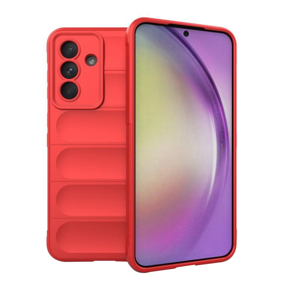 Husa pentru Samsung Galaxy A36 5G / Galaxy A56 5G eleganta, din silicon mat, Vogue - Rosu