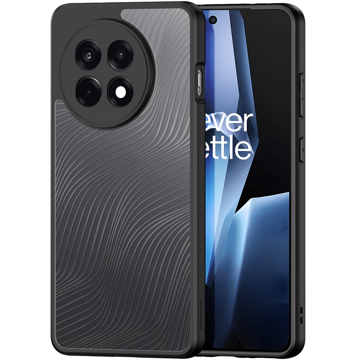Калъф, Dux Ducis Aimo за OnePlus 13R, прозрачни с черна рамка