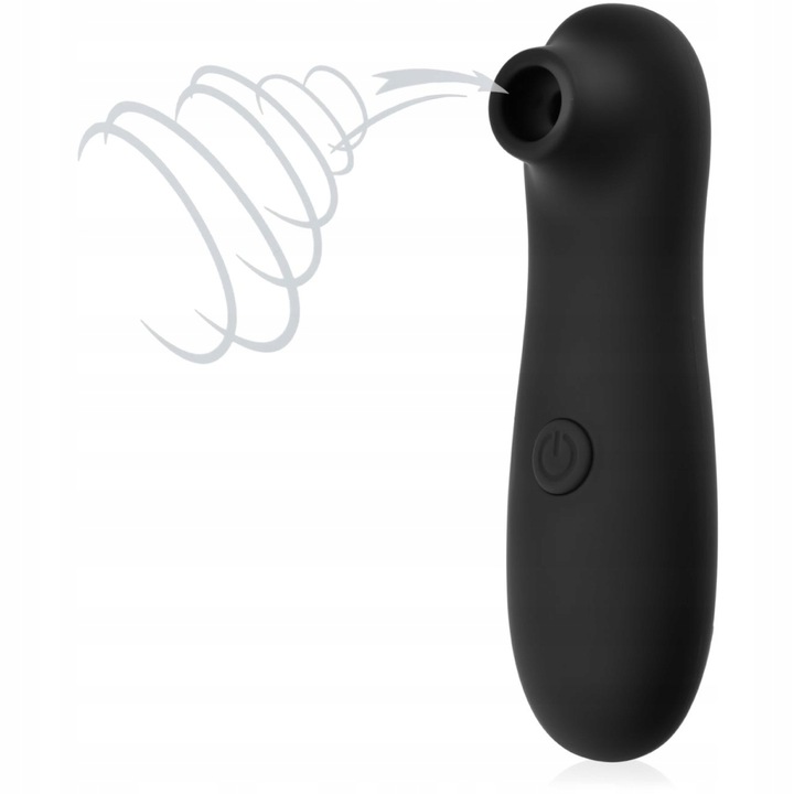 Мастурбатор Love69Toys еротичен, 10 интензитета, Черен, 12x4см