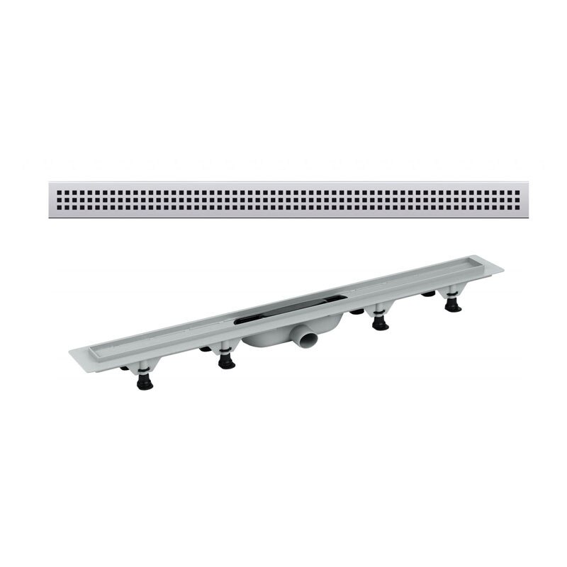 Rigola 800 mm cu gratar inox, Eco