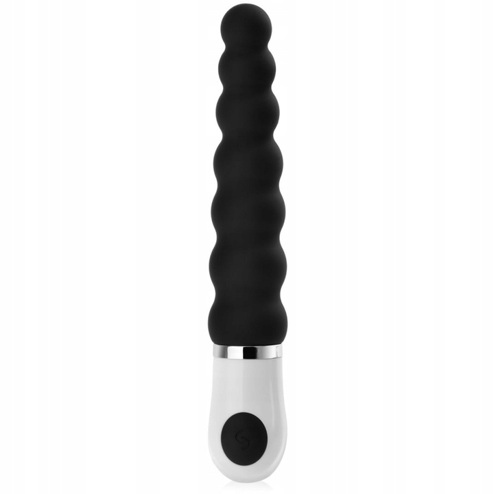 Vibrator Scala, 7 functii, negru, 15cm x 2,5cm