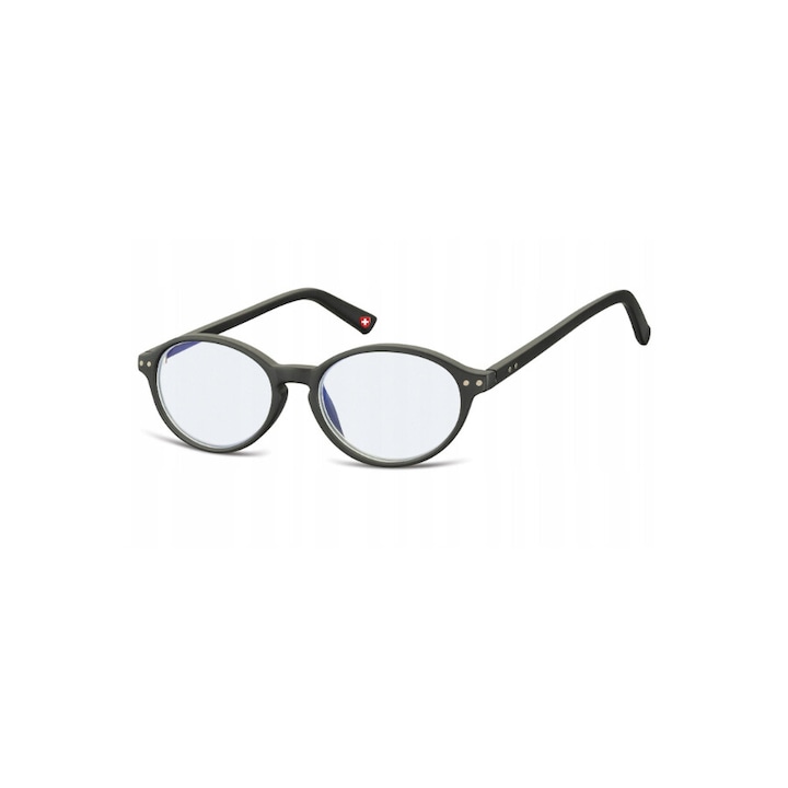 Ochelari de Protectie Calculator Montana pentru Baieti, Anti-Lumina Albastra, Fara Dioptrii (+0.00), Filtru UV, Reducere Oboseala Ochi, Gaming, Ecran Digital, Confort Vizual, Model Modern, Stilati si Durabili