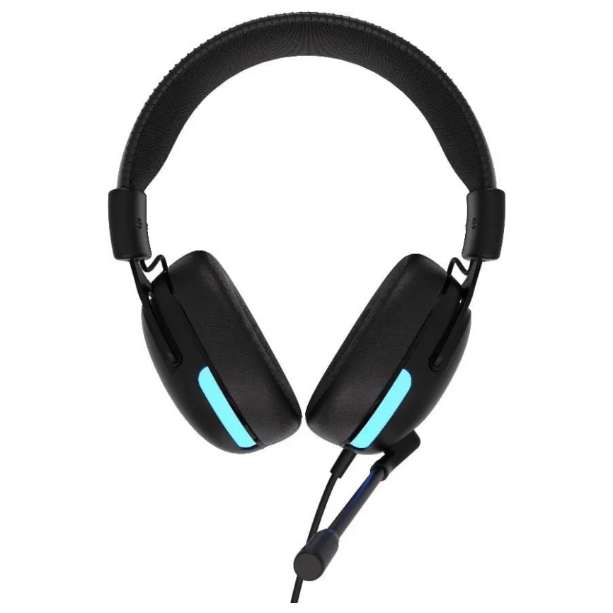 Casti cu fir Krux Crave RGB KRXC015 cu microfon On-ear Negru
