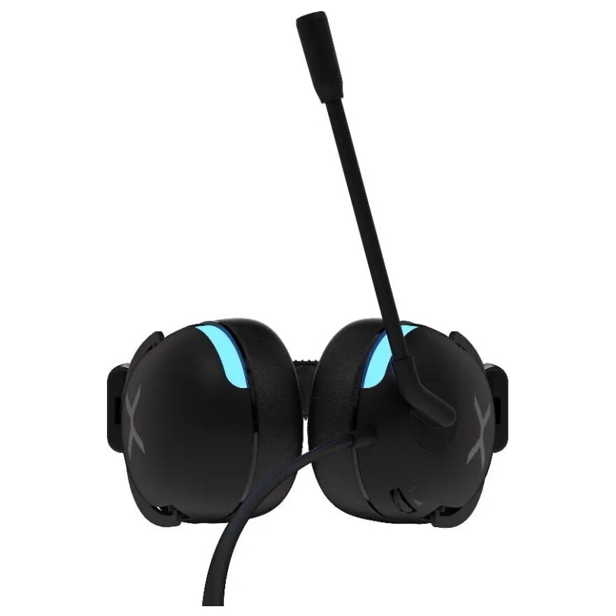 Casti cu fir Krux Crave RGB KRXC015 cu microfon On-ear Negru