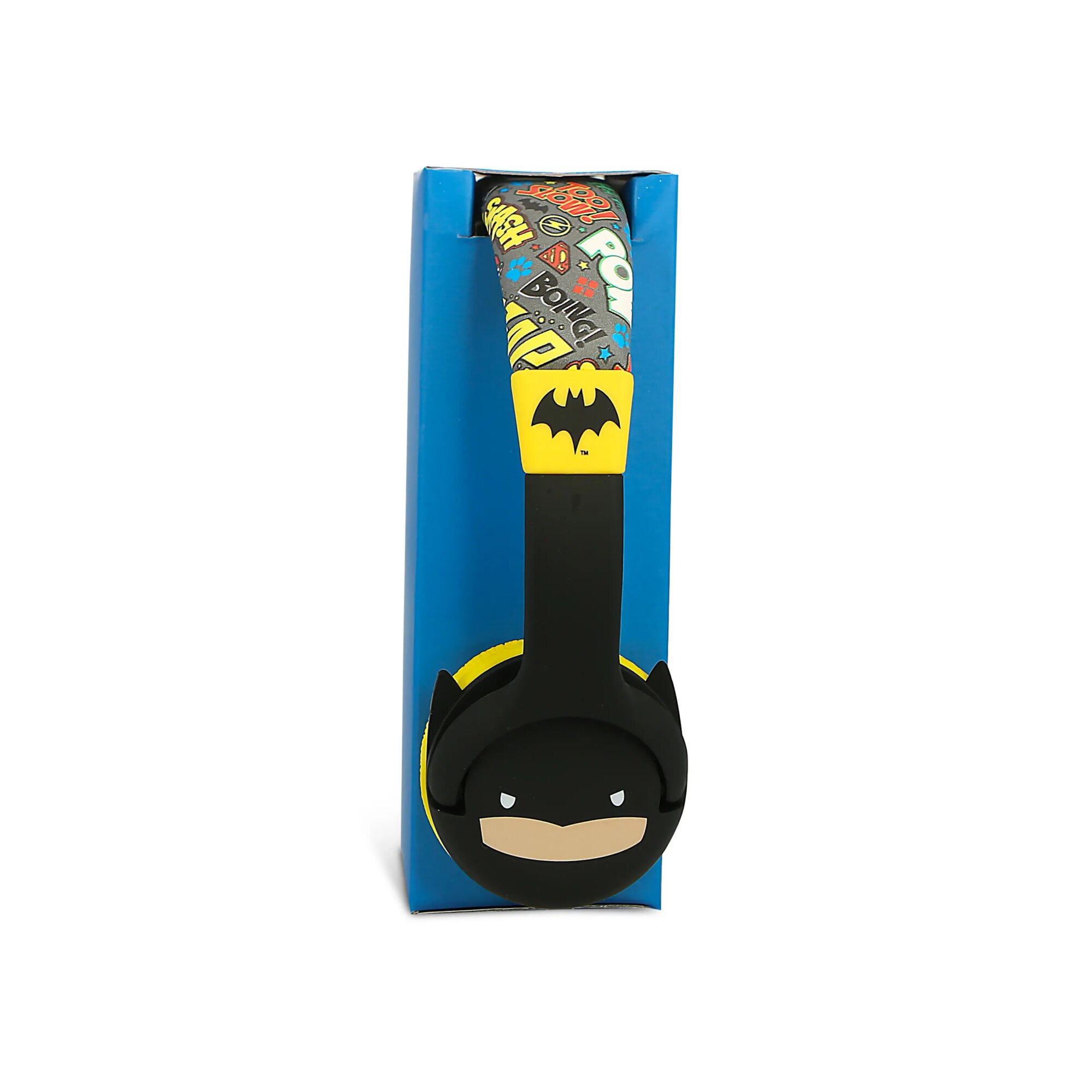 Casti cu fir cu microfon OTL Technologies Batman Chibi Style Pentru copii In-ear Negru si galben