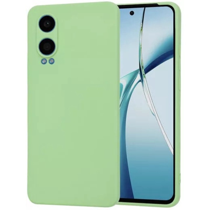 Кейс за OnePlus Nord CE 4 Lite силиконов кейс ментово зелен