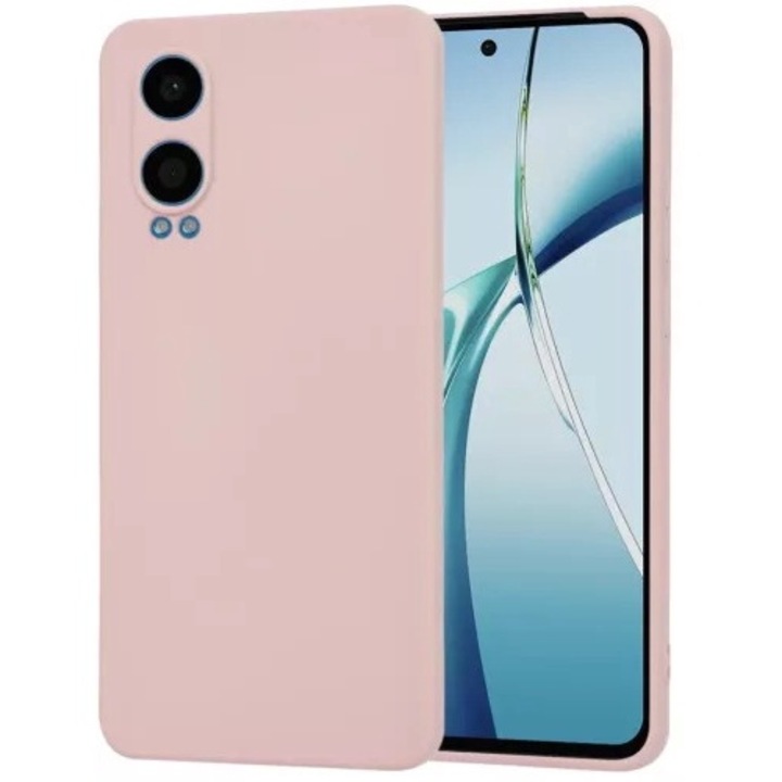 Кейс за OnePlus Nord CE 4 Lite силиконов кейс розов пясък