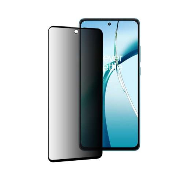 Folie de protectie tempered glass pentru OnePlus Nord CE 4 Lite privacy full glue black