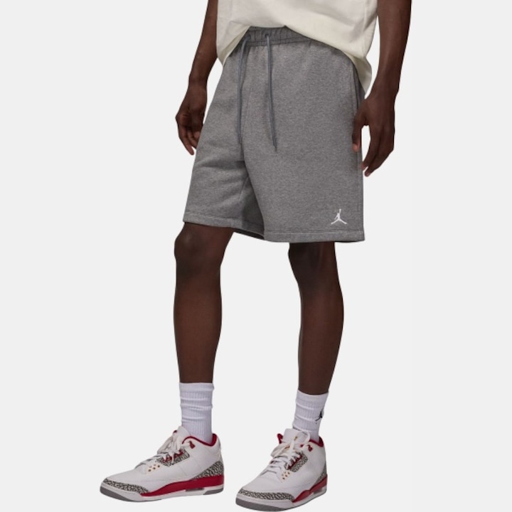 Pantaloni scurti barbati, Jordan, Fleece, Gri