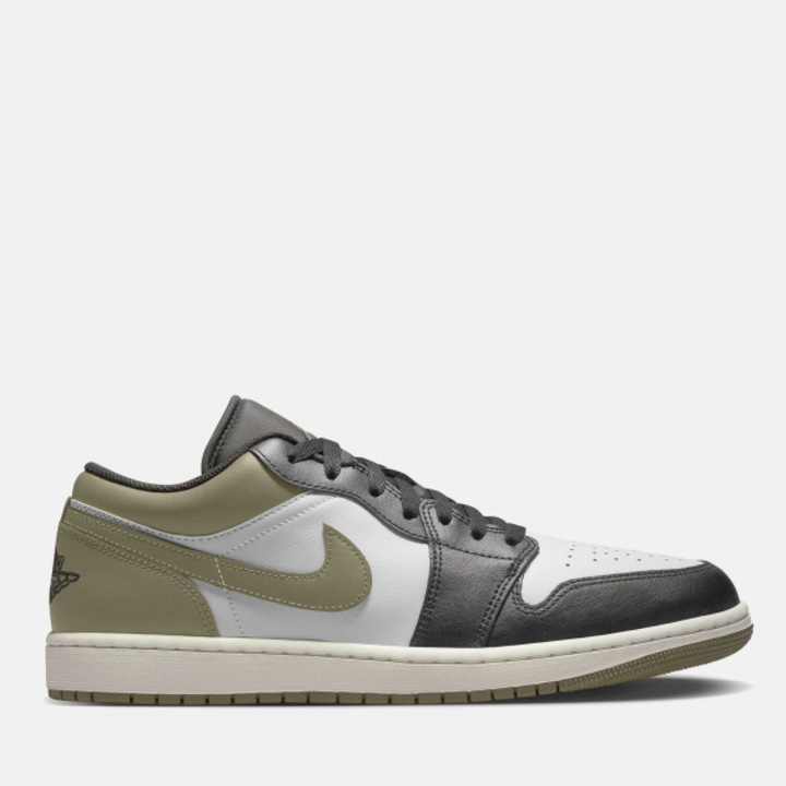 Pantofi sport barbati Jordan Air Jordan 1 Low, culoare olive/negru