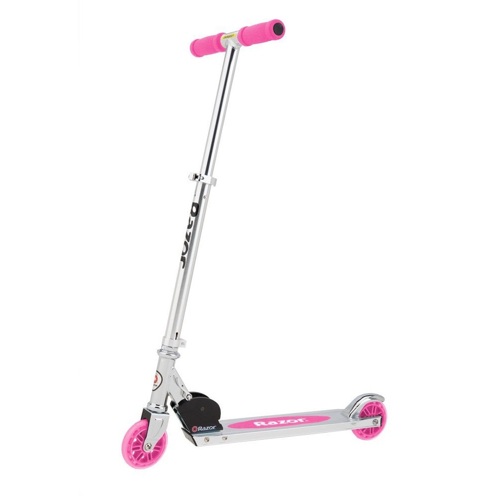 Trotineta Razor A125 GS cu ghidon reglabil Argintiu/Roz