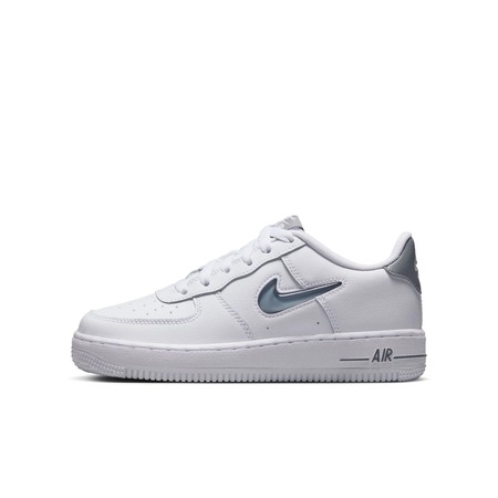 Pantofi sport barbatesti Nike Air Force 1, piele alba, marime 33.5 EU ...