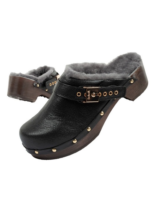 Scholl Iconic papucs [F298121004], fekete, Fekete, 37