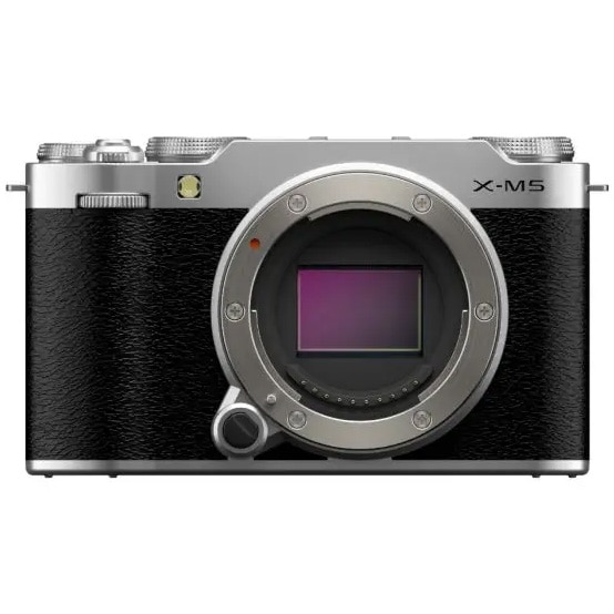 Aparat foto Mirrorless Fujifilm X-M5, 26.1MP, 6K, Body, Silver