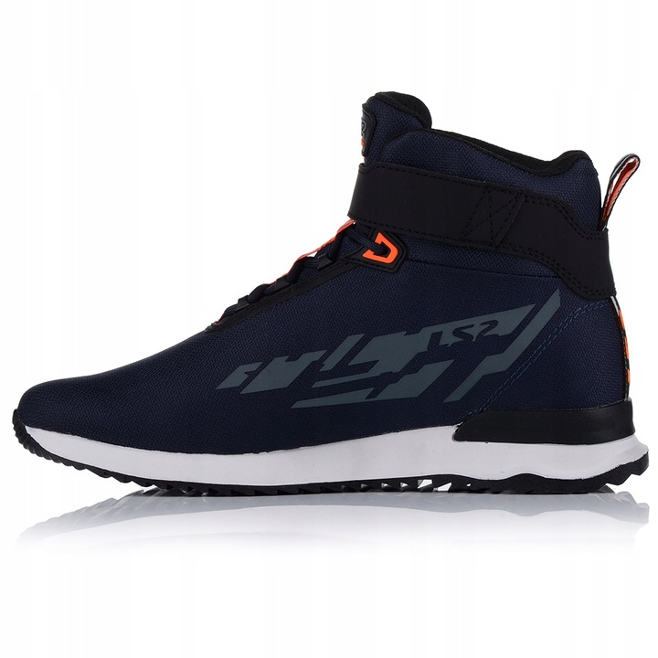 Bocanci moto LS2 Acrux, albastru/portocaliu, marime 46 EU, 29.5xcm