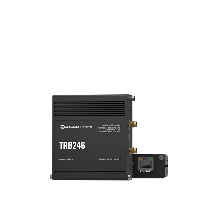 Teltonika NETWORKS TRB246 4G/LTE Industrial IoT Gateway Mobilhálózati átjáró (TRB246000000)