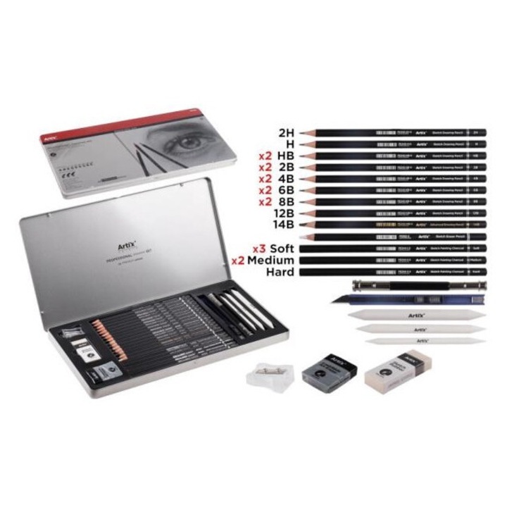 Професионален комплект за скициране, Artix