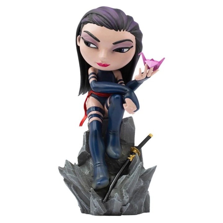 Фигурка Iron Studios, Marvel, X-Men, Psylocke, Minico, 15 cm, Многоцветен