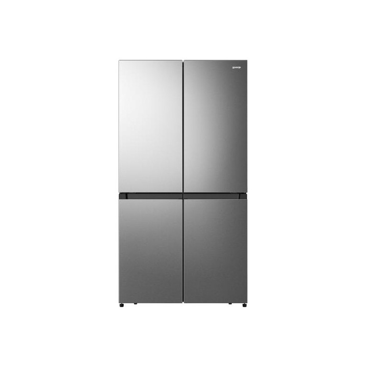 Frigider cu congelator Gorenje NRM918EUX, 4 usi, 609l, gri, 912x1785x725mm
