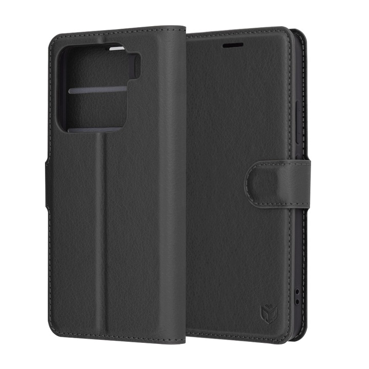 Калъф за Xiaomi 15, H50, Еко кожа, Черен
