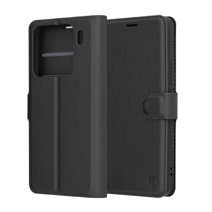 Калъф за Xiaomi 15 Pro, H51, Еко кожа, Черен