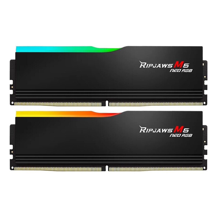 Set memorie RAM G.Skill, Ripjaws, M5, DDR5, 2x16GB, 6000MHz, RGB