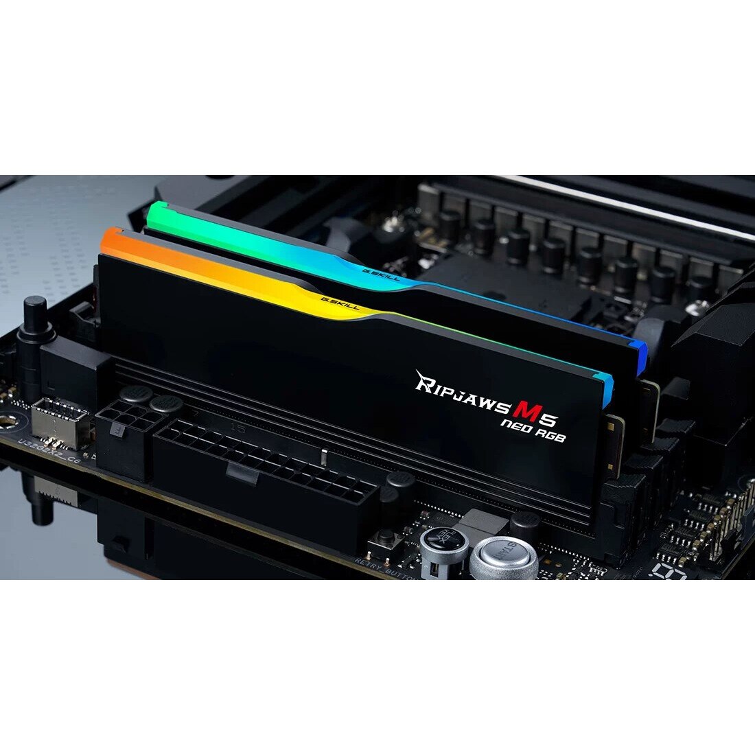 Set memorie RAM G.Skill, Ripjaws, M5, DDR5, 2x16GB, 6000MHz, RGB