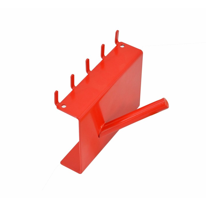 Raft metalic Hoozar, Model 4, organizator scule, rosu