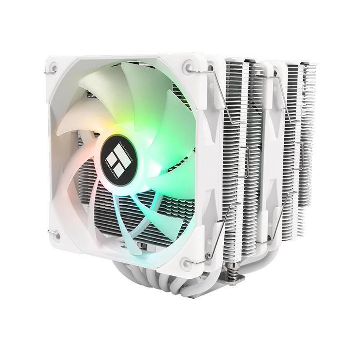 Охладител за процесор Thermalright CPU Cooler Peerless Assassin 120 White A-RGB - Dual-Tower - LGA1851/LGA1700/AM5 PEERLESS-ASSASSIN-120-WH-ARGB