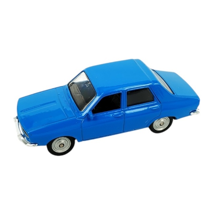 Количка Welly RENAULT 12, Колекционерска, Метален модел, Мащаб 1:64, Син
