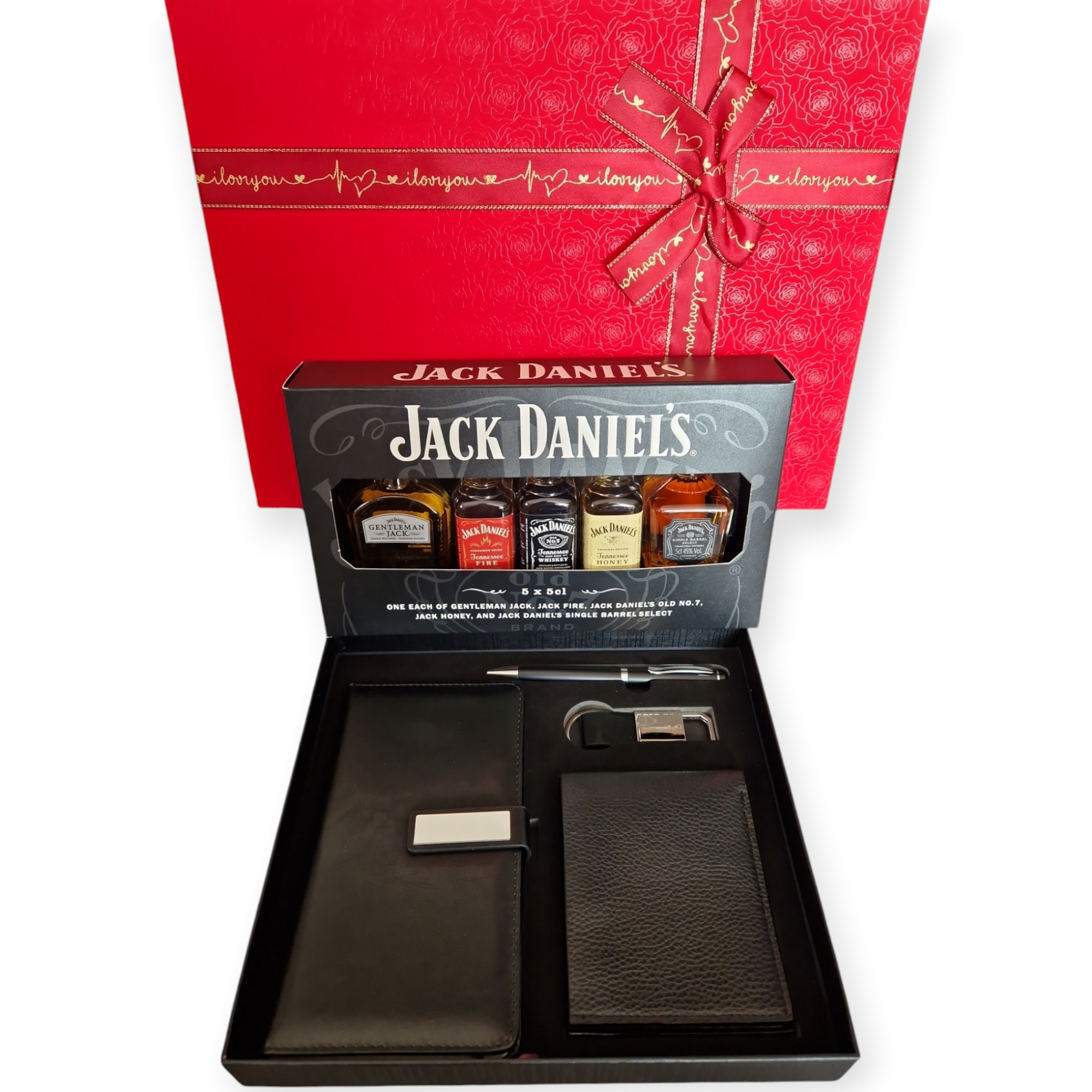 Set cadou pentru barbati Office Men Set cu Whisky Jack Daniel`S