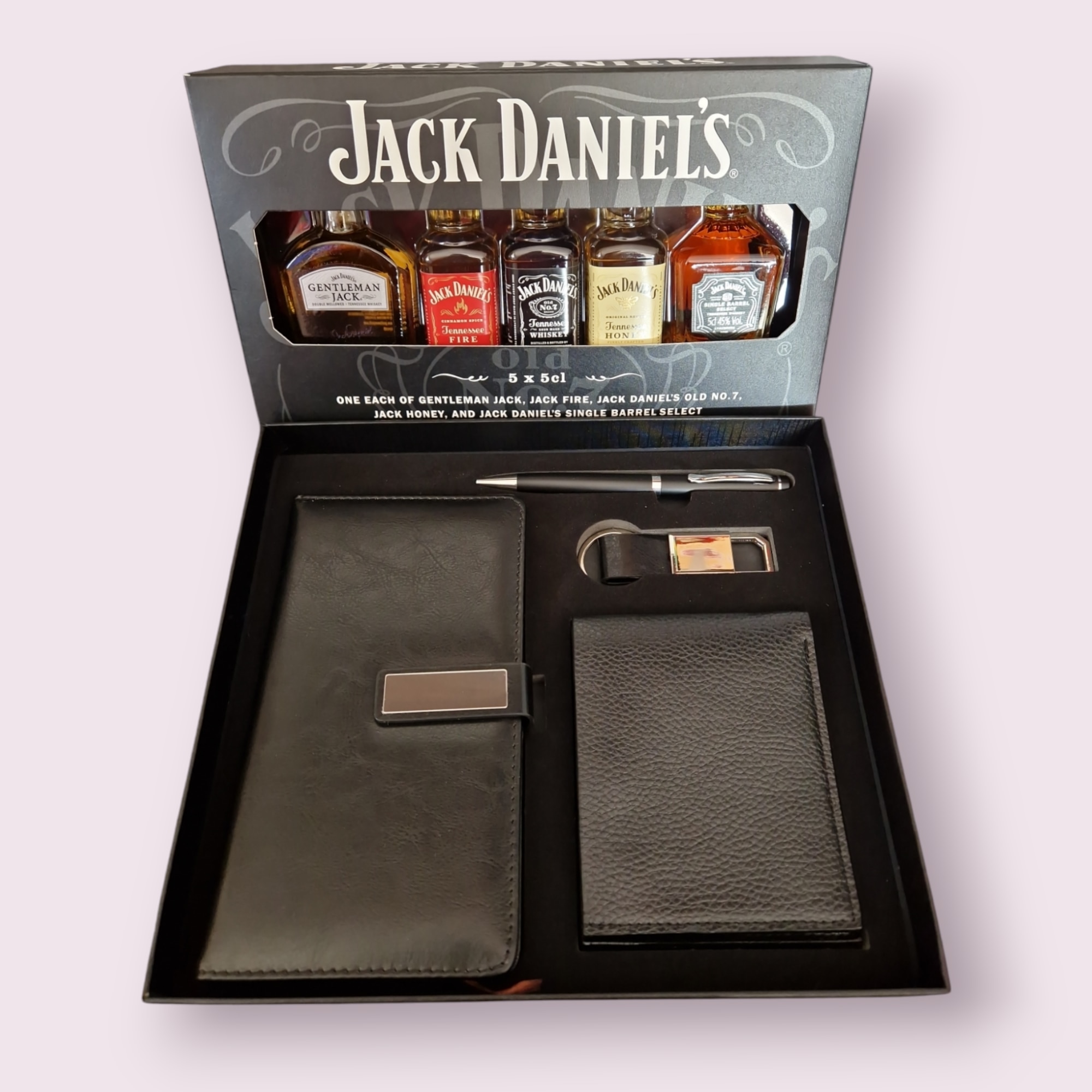 Set cadou pentru barbati Office Men Set cu Whisky Jack Daniel`S