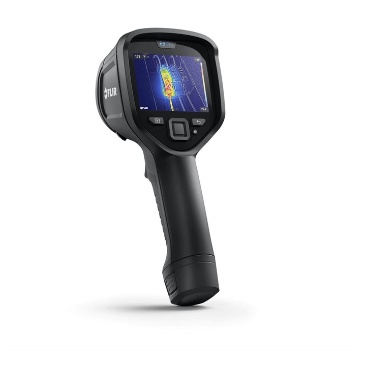 Camera termica Flir, E8 Pro, 320x240, neagra, cu WiFi, acumulator, 244x95x140mm