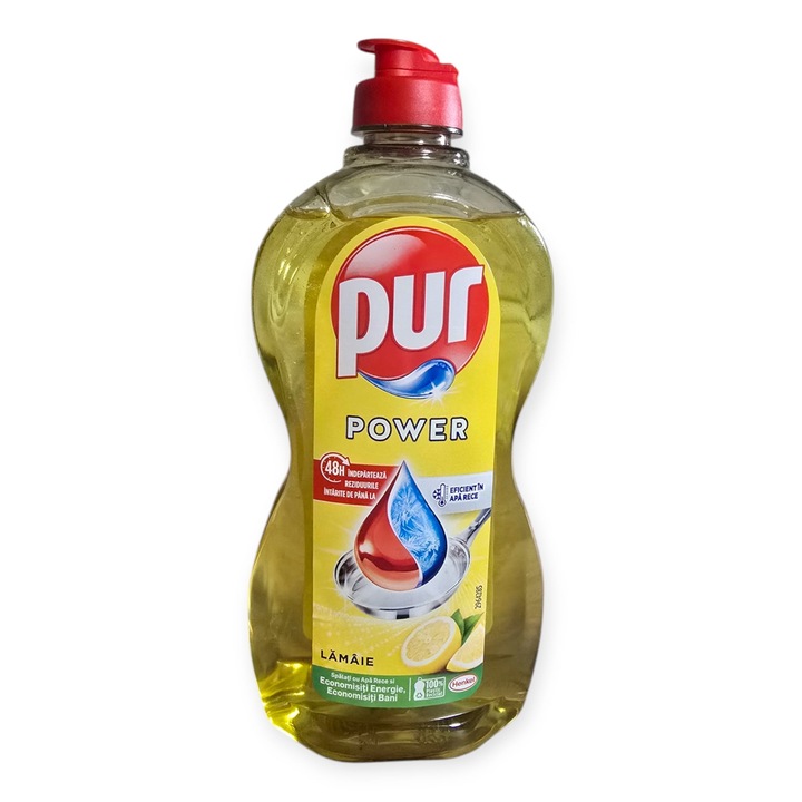 Detergent de Vase Pur, Power Lamaie, 450 ml