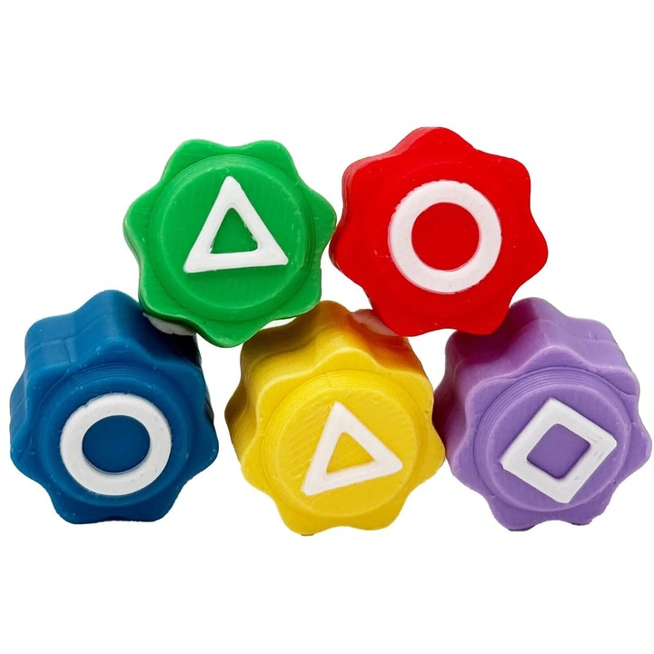 Gonggi, традиционна корейска игра с камъчета, от Squid Game, идеална за релакс и забавление, идеална за деца, многоцветна