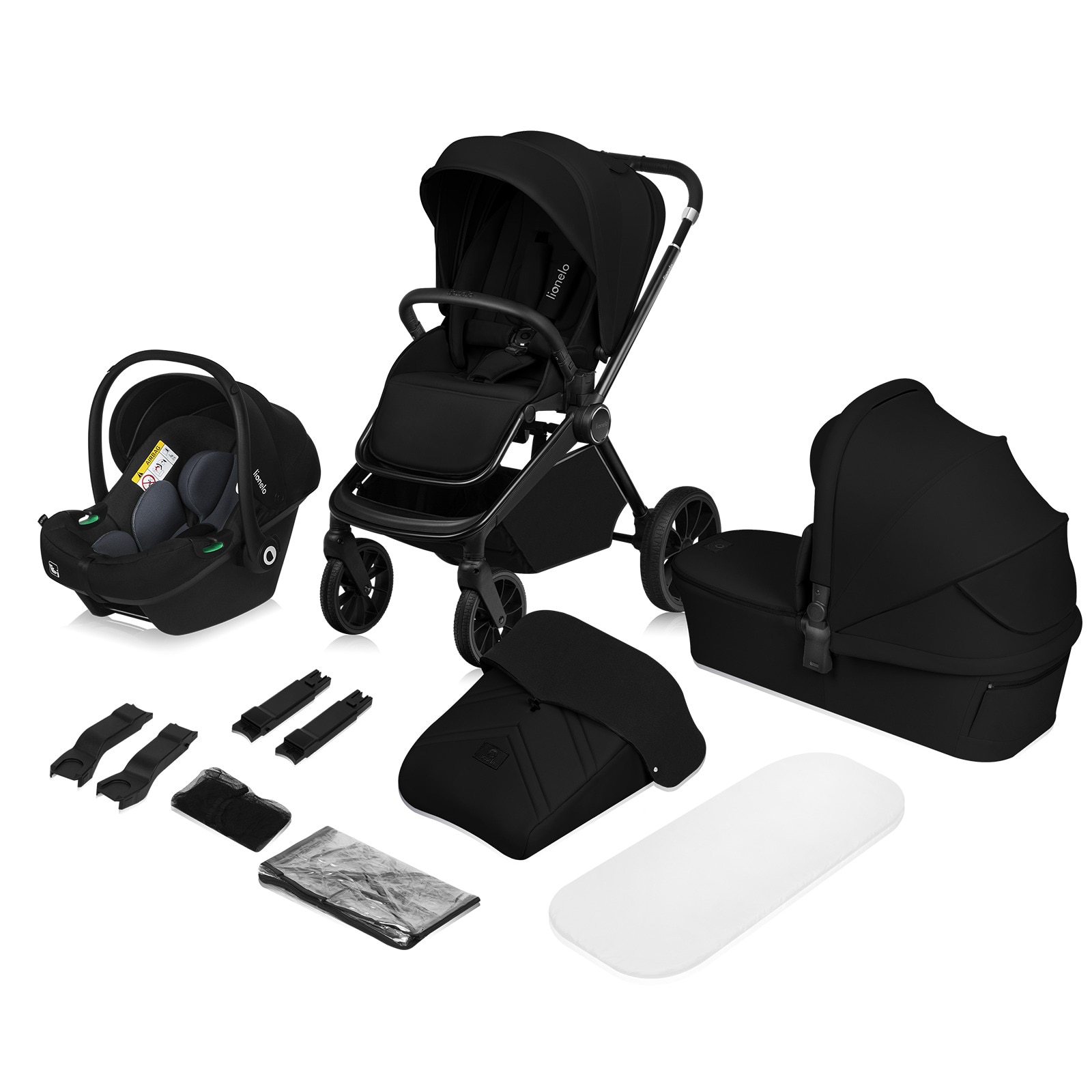 Carucior 3 in 1 Inglesina Trilogy Plus Quattro Pantelelerria, Alb