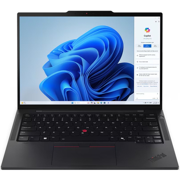 Laptop Lenovo ThinkPad T14s Gen 6, 14" WUXGA, 500nits, Intel Core Ultra 7 265U, 12C, Negru