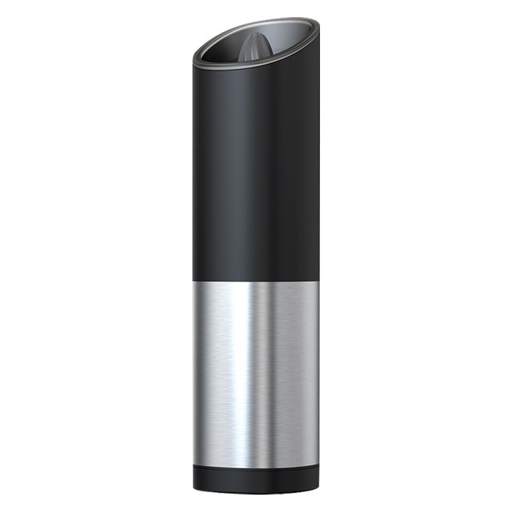 Rasnita electrica pentru sare de mare si condimente, 85ml, negru, 20x5.5cm