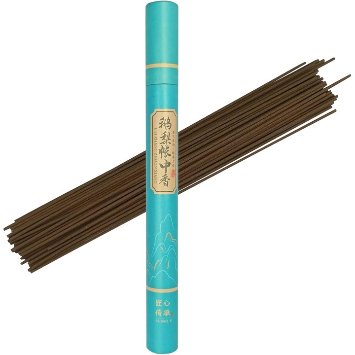 Illatos pálcikák, füstölő, libakörte agarfa, 1 dobozos készlet, 20g, többszínű