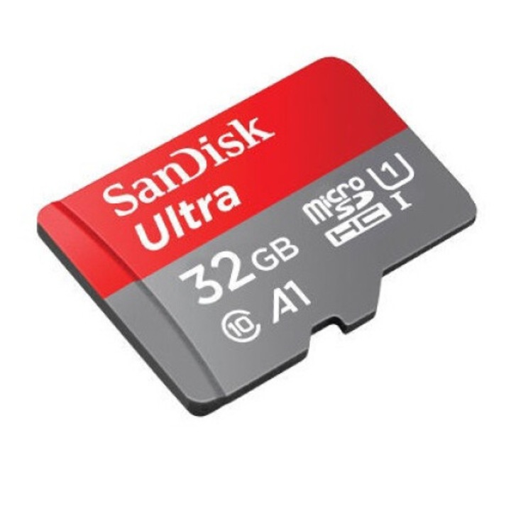 Карта памет SanDisk Ultra microSDXC, 32GB, 140MB/s, SD адаптер