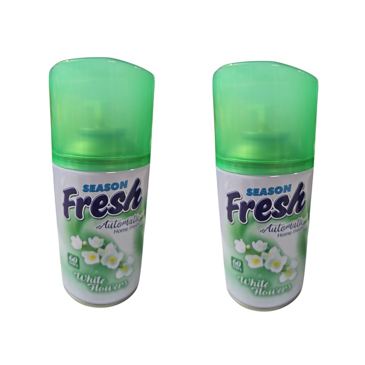 Szobai légfrissítő utántöltő csomag, FRESH 2x 205ml, FEHÉR VIRÁGOK