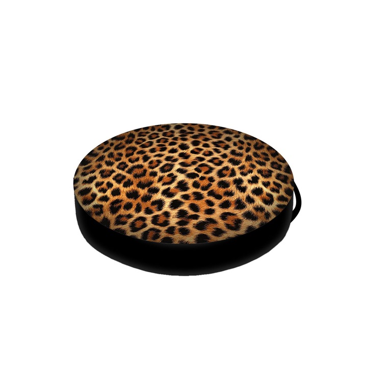 Bertoni, saltea pisici, rotunda, Pantera, 40 x10 cm, Maro