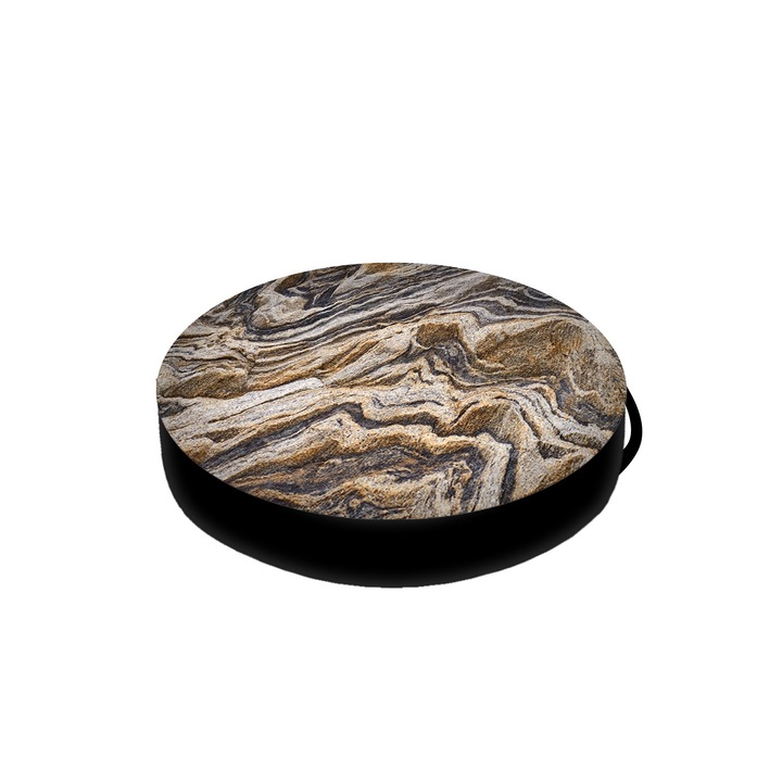 Bertoni, saltea pisici, rotunda, Montana, 40 x10 cm, Maro