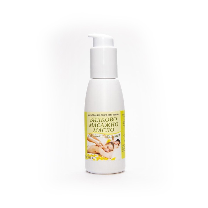 Masszázsolaj borókával és eukaliptusszal, 100 ml