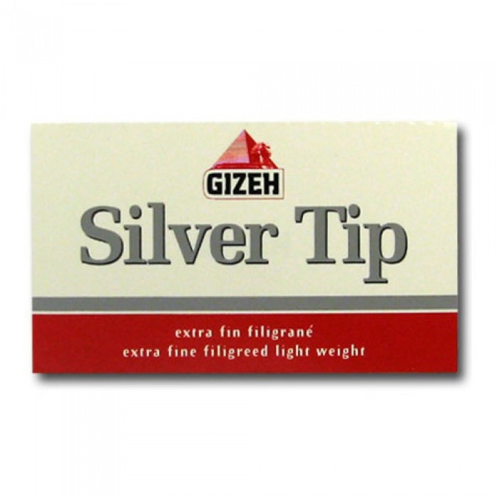 Листчета за цигари Gizeh Silver tip double, 25 буклета в кутия