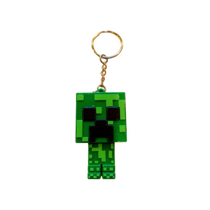VICTINY® minecraft мини поп ключодържател, пълзящо растение, зелено, мини фигурка