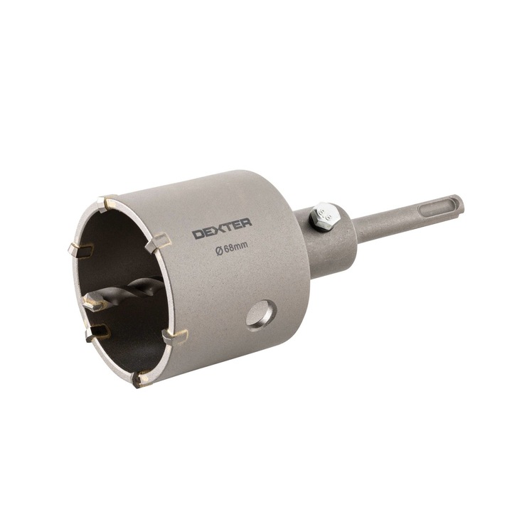 Carota beton SDS Plus 68 mm cu burghiu centrare Dexter