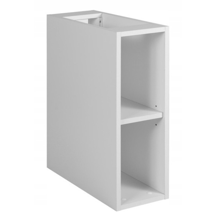 Dulap de baie, Rodan, Trend, 46x20x60.7 cm, Suspendat, Material Panza MDF 16 mm, Margini ABS 0.5 mm, Rafturi Deschise, Finisaj Mat, Faciliteaza Organizarea, Aplicatii Universale, Alb